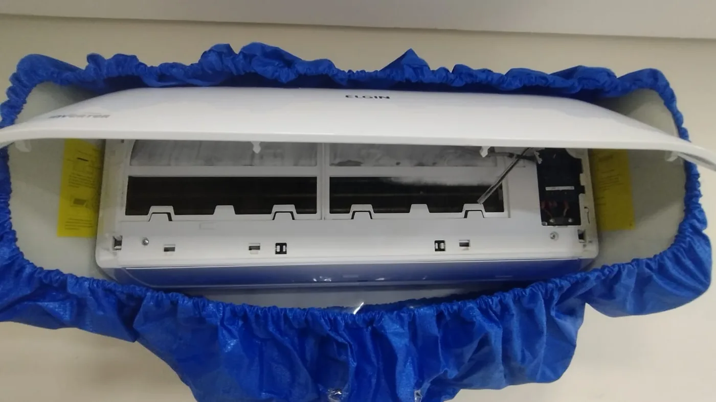 Ar-condicionado remanejado e reinstalado em novo endereço